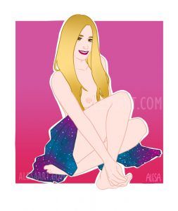 Sweet Cosmos Alesa art