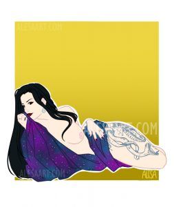 Sweet Cosmos Alesa art