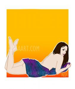 Sweet Cosmos Alesa art