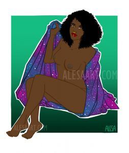 Sweet Cosmos Alesa art
